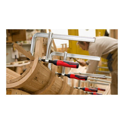 BESSEY morsetto a vite interamente in acciaio GZ-2K Larghezza di serraggio 120 mm Sporgenza 60 mm ( 4000831779 )