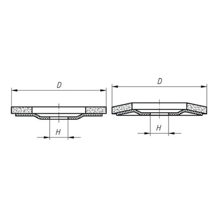 LUKAS Polierteller P6PT Ø 125 mm Bohrungs-Ø 22,23 mm ( 4000840860 )