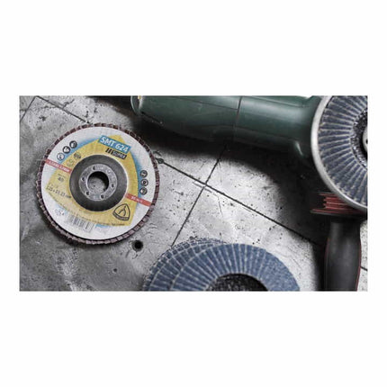 KLINGSPOR flap disc SMT 624 Supra Ø 125 mm grain size 40 12° conical ( 4000842314 )