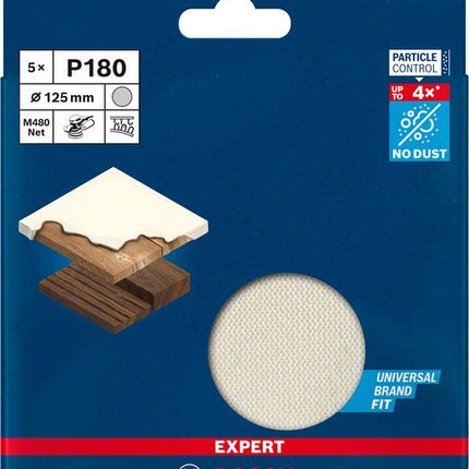 BOSCH Netzschleifscheibe Expert M480 125 mm Körnung 180 ( 4000844854 )