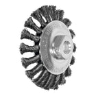 LESSMANN Kegelbürste Ø 100 mm Gewinde Drahtstärke 0,5 mm ( 4000844922 )
