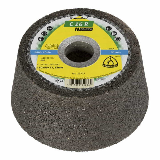 KLINGSPOR cup grinding wheel C16 R 110/55 mm ( 4000845602 )