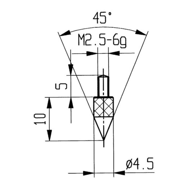 KÄFER Messeinsatz 45° Kegel ( 4000851593 )