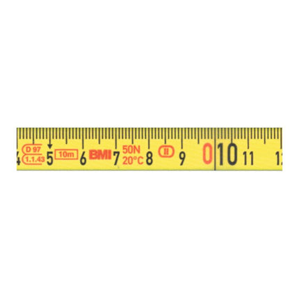 Kapsułkowa miara BMI RADIUS długość taśmy 10 m szerokość taśmy 13 mm ( 4000855700 )