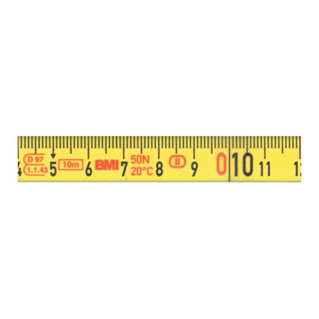Kapsułkowa miara BMI RADIUS długość taśmy 10 m szerokość taśmy 13 mm ( 4000855700 )