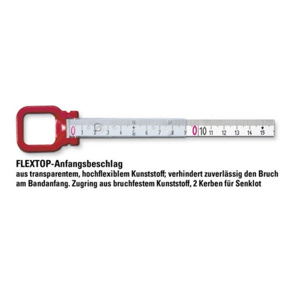 BMI Rahmenbandmaß ERGOLINE Länge 30 m Bandbreite 13 mm ( 4000855855 )