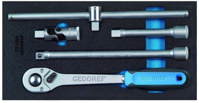 GEDORE tool module 1500 CT1-1993 T 5-piece 1/3 module ( 4000881209 )