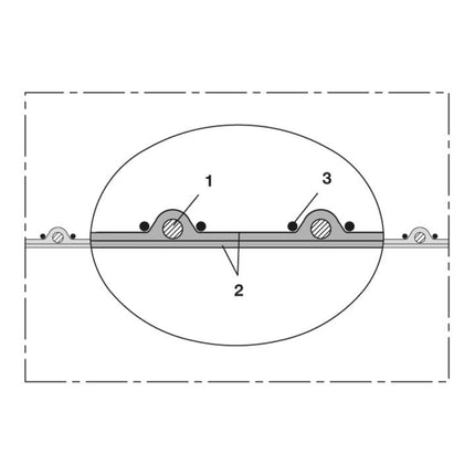 Manguera de aspiración y soplado NORRES SIL 391 TWO Ø interior 75-76 mm ( 4501400666 )