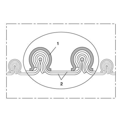 NORRES Tuyau d'aspiration CP HiTex 487 75-76 mm 87,00 mm ( 4501403936 )
