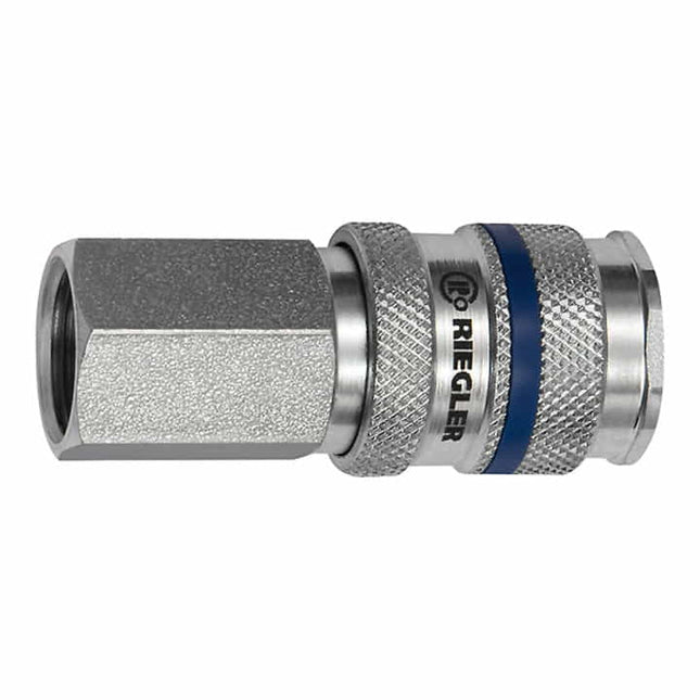 RIEGLER quick-release coupling DN 7.8 female thread steel ( 4588880903 )