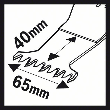 Lama da taglio a tuffo BOSCH AII 65 BSPB Larghezza 65 mm Profondità di tuffo 40 mm ( 8000346260 )