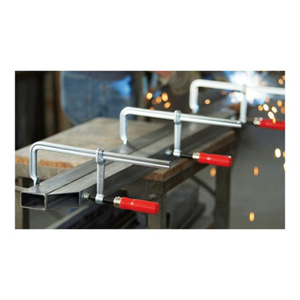 Zacisk śrubowy BESSEY classiX wykonany w całości ze stali Szerokość mocowania 500 mm Występ 120 mm ( 8000350804 )