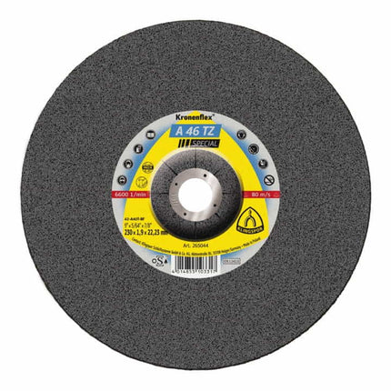 Disco de corte KLINGSPOR A 46 TZ Special D230x1,9mm acodado ( 8000353744 )
