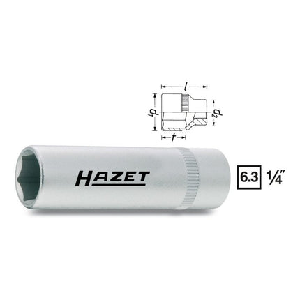 HAZET Douille 850LG 1/4 ″ 6 pans ( 8000466427 )