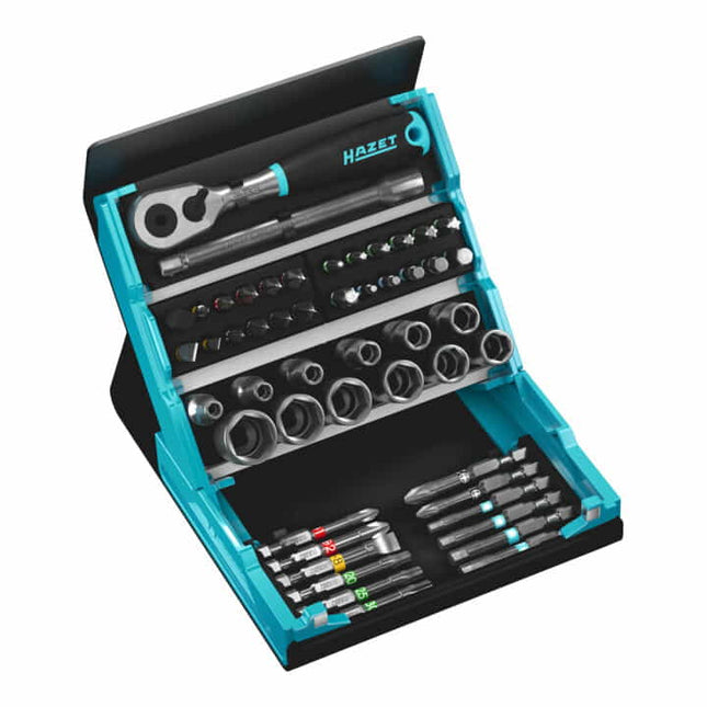 HAZET SmartCase 2200SC-2 50-piece socket spanner and bit set ( 8000791438 )