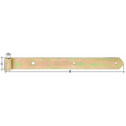 GAH Ladenband Länge 1400 x 20 x 60 mm Stärke 8 mm ( 8001889050 )