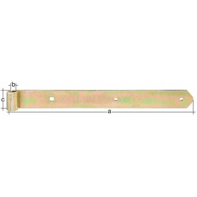 GAH Ladenband Länge 1400 x 20 x 60 mm Stärke 8 mm ( 8001889050 )