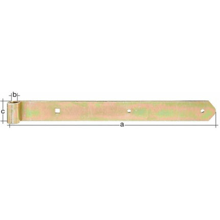 GAH Ladenband Länge 1185 x 20 x 60 mm Stärke 8 mm ( 8002512528 )