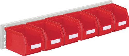 RASTERPLAN Sichtlagerkastenset H140xB920xT250mm Stahlblech/Polyethylen ( 9000428235 )