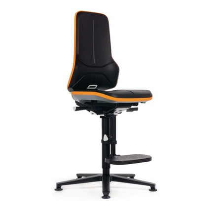 Sedia girevole industriale BIMOS Piedini neon + ausilio per l'arrampicata ( 9000454282 )