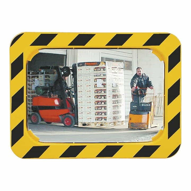 SPL safety/traffic mirror H400xW600mm plastic, yellow/black ( 9000490215 )