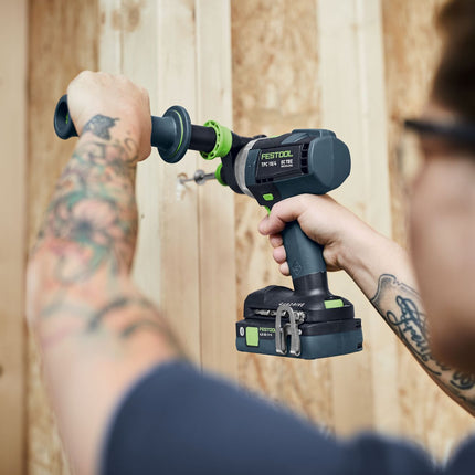 Festool Taladro combinado a batería TPC 18/4 5.0/4.0 I-Set/XL QUADRIVE (577622)