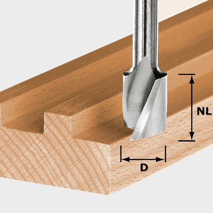 Festool HS Spi S8 D12/20 Spiralnutfräser ( 490947 ) für OF 900, OF 1000, OF 1010, OF 1010 R, OF 1400, OF 2000, OF 2200