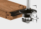 Ressort de fraise à contre-profil Festool HW S8 D43/21 A/KL (491130)
