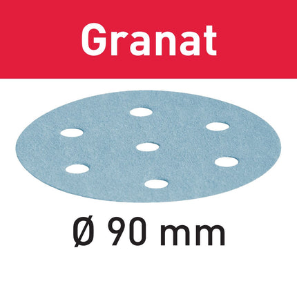 Festool STF D90/6 P100 GR/100 disque abrasif grenat (497366) pour RO 90 DX