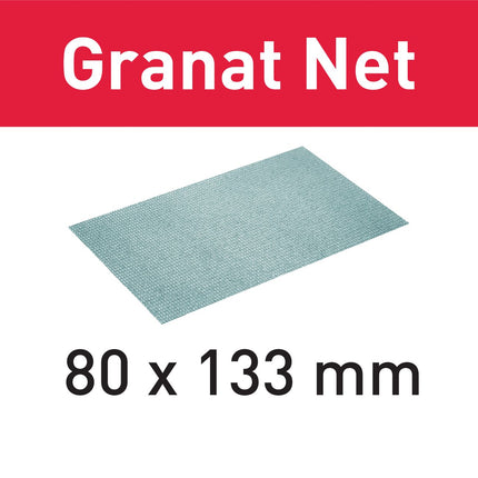 Festool STF 80x133 P240 GR NET/50 mesh abrasif Garnet Net (203291) pour RTS 400, RTSC 400, RS 400, RS 4, LS 130, HSK-A 80x130, HSK 80x133