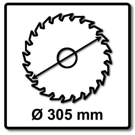 Makita SPECIALIZED Kreissägeblatt für Metall 305 x 25,4 x 2,3 mm 78 Zähne ( B-33467 ) für Kaltkreissäge Makita LC 1230 - Toolbrothers