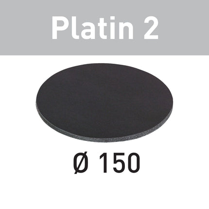Festool STF D150/0 S1000 PL2/15 disque abrasif Platinum 2 (492370) pour RO 150, ES 150, ETS 150, ETS EC 150, LEX 150, WTS 150, HSK-D 150