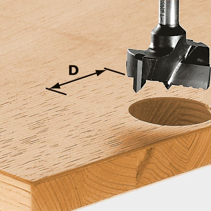 Festool HW S8 D30 Beschlagbohrer ( 491075 ) für OF 900, OF 1000, OF 1010, OF 1010 R, OF 1400, OF 2000, OF 2200
