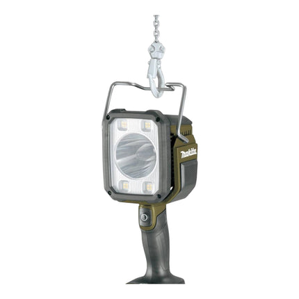Makita DML 812 SG Akku Handstrahler 18 V 1250 lm LED Olive Grün Outdoor Adventure Sonderedition + 2x Akku 6,0 Ah + Ladegerät