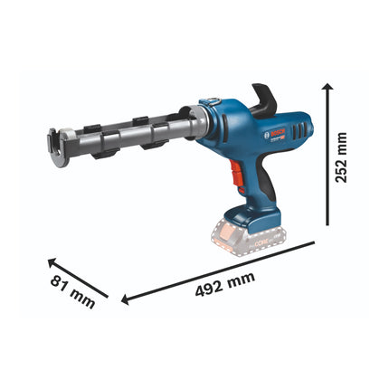 Bosch GCG 18V-310 Professional cordless cartridge gun 18 V 310 ml 3.5 kN Solo ( 06019C4100 ) - without battery, without charger