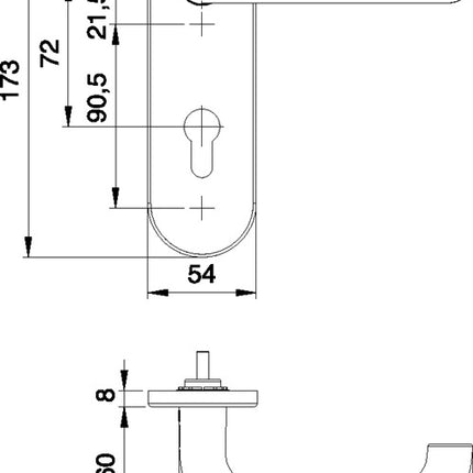 Set antincendio EDI Targa/K FS 103/103 Alluminio F1 D/D ( 3000261389 )