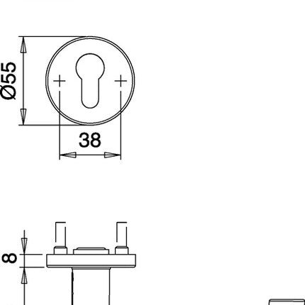 Conjunto de protección contra incendios EDI Riva FS 103/103 aluminio F1 D/D ( 3000261395 )