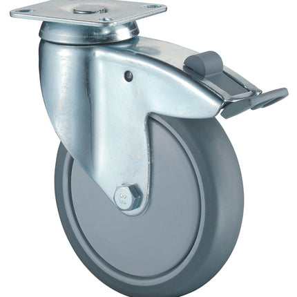 BS ROLLEN Swivel castor with total brakes Wheel Ø 150 mm Load capacity 100 kg ( 3000275287 )