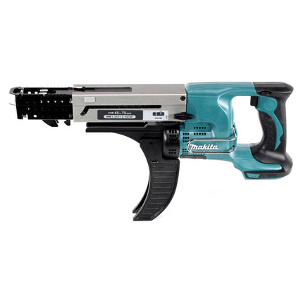 Makita DFR 750 RG1J Akku Magazinschrauber 18V 45-75mm + 1x Akku 6,0Ah + Ladegerät + Makpac - Toolbrothers