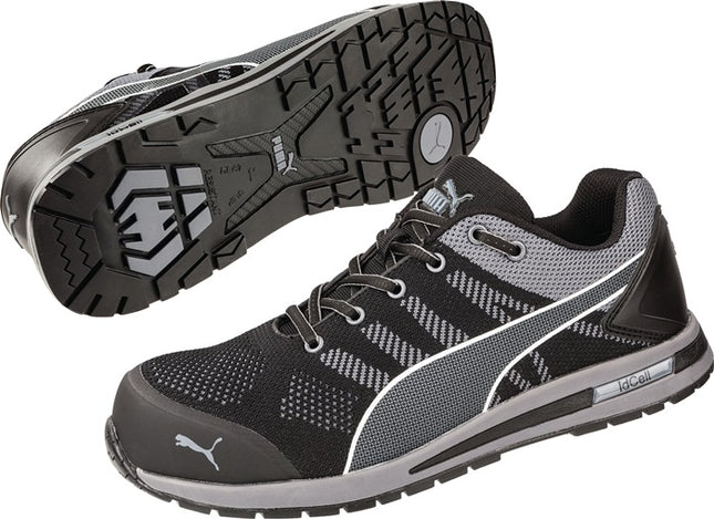 PUMA scarpa di sicurezza Elevate Knit BLACK LOW taglia 40 nero/grigio ( 4000374610 )