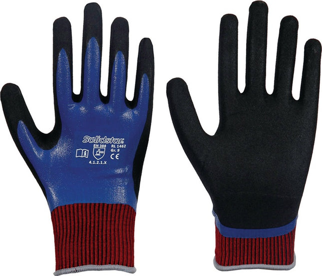 Rękawiczki LEIPOLD Solidstar Nitril Grip Complete 1462 rozmiar 9 niebieski ( 4000391408 )