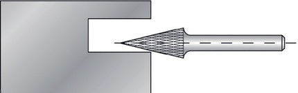RUKO Frässtift SKM Ø 8 mm Kopflänge 20 mm Schaft-Ø 6 mm ( 4000602922 )