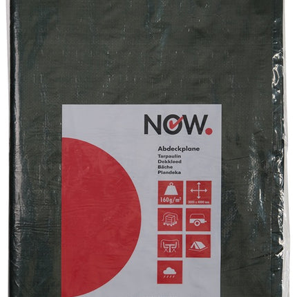 NOW lona de tela Super Tarp ancho 3000 x largo 4000 mm (4000818872)
