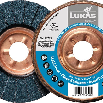 Disco de láminas LUKAS SLTT ZK Ø 115 mm grano 40 plano ( 4000840319 )