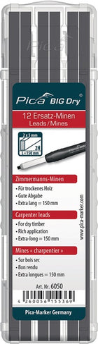 Juego de minas PICA BIG-Dry 12x grafito 2H ( 4000871350 )
