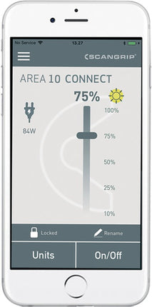 SCANGRIP LED spotlight AREA 10 CONNECT 84 W 1000 - 10000 lm ( 4000873481 )