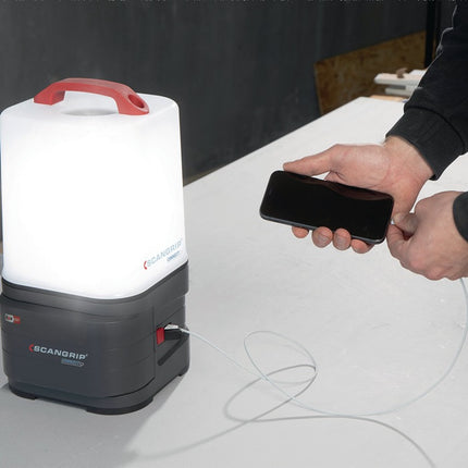 SCANGRIP LED spotlight AREA 10 CONNECT 84 W 1000 - 10000 lm ( 4000873481 )