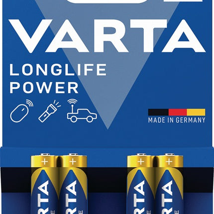 VARTA Batterie Longlife Power 1,5 V AAA-AM4-Micro 1240 mAh ( 4000901810 )