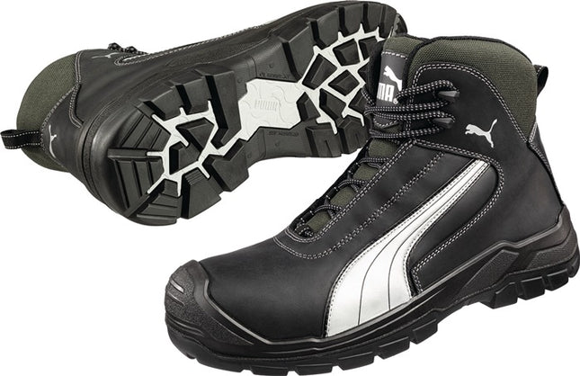 PUMA stivali di sicurezza Cascades Mid taglia 47 nero/bianco ( 4300700277 )