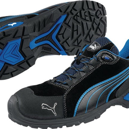 PUMA Sicherheitsschuh Rio Black Low Größe 45 schwarz/blau ( 4300700405 )